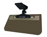 Clear View Clip-On Sun Visor - Three-Way Adjustable - Smoke
