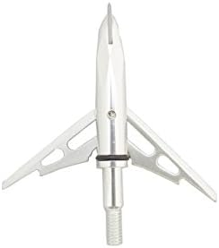 Hitata®12 pack 100 Grain Two Blades Arrow Heads Archery Broadheads for Compound Bow and Hunting(Silver) (12pcs)