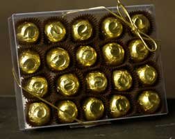 Amber Lyn Chocolates - No Sugar Added - Milk Orange Truffles -20 by Amber Lyn Chocolates