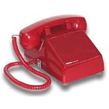 Viking Electronics K-1900D-2 Economical and Vandal Resistant Hot-Line Desk Phone Red