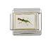 SilverBin Enamel Paint Small Gecko Lizard Stainless Steel Italian Charm Link