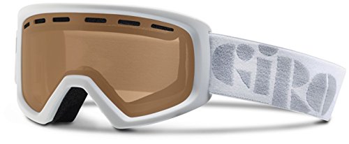 Giro Rev Snow Goggle - Kid's White with Amber Rose Lens