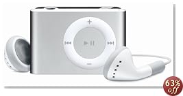 Apple 1 GB iPod Shuffle AAC/MP3 Player Metal (2nd Generation)