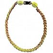 Titanium Ionic Braided Necklace - Softball
