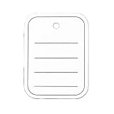 Produkt-Bild: Sigel ZB350 St&uuml;ckwarenanh&auml;nger f&uuml;r die Preis-und Warenauszeichnung, liniert, gelocht, aus stabilem Karton, 40x50 mm, 500 ST
