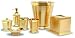 Kitchen & Housewares : Steeltek Gold Orleans Wastebasket