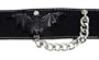 Large Flying Bat Chain Wide Leather Biker Band Halloween Accessories