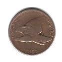 1857 U.S. Flying Eagle Cent / Pre-Civil War Coin Penny