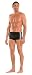 Speedo Men's Nylon Stripe Square Leg Bathing Suit, Black, 40