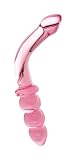 Prisms Erotic Glass - Hamsa Glass Dildo - Pink