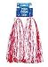 Red and White Pom Poms (Pair of 2)