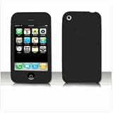 Black Silicone Skin Case For Apple iPhone
