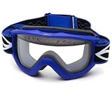 Smith Option OTG Enduro Motorcycle Goggles Blue Frame w/Dual Airflow Clear Lens