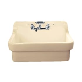 American Standard 9062.008.021 Country Kitchen Sink with 8-Inch Centers, Bone