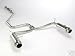 OBX Type-R Dual Exhaust 02-06 Hyundai Tiburon 2.7L GTV6