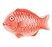 Fish platter melamine dinnerware collection 12" fish shape melamine platter, red color, comes in dozen