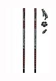 Scott PRO TAPER carbon ski poles 46 inches - Red