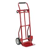 ~:~ SAFCO PRODUCTS ~:~ Two-Way Convertible Hand Truck Cart, 300-400lb Capacity, 18w x 51h, Red