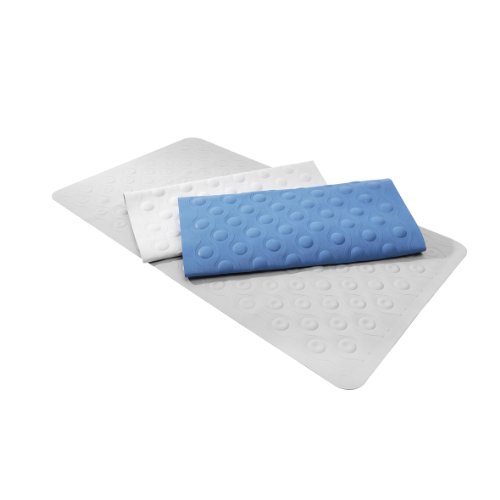 Axentia 282840 Badewannenmatte 70 x 40 cm, wei&szlig; / grau / blau sortiert