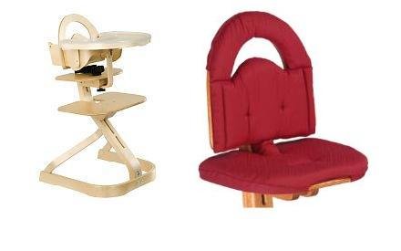 Svan High Chair in in Red