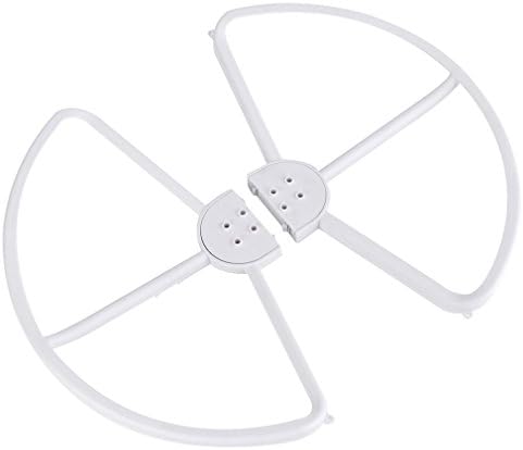 Quick Disconnect Quick Mount Release Snap On/off Prop Guards for DJI Phantom 3 4K, Professional, Advanced, Standard + Phantom 2 and Phantom 1 Quadcopters (White)