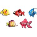 5er-Set bunte Ersatzfische (insgesamt also 5 Fische) Wassers�ulenzubeh�r Dekoration aus Plastik f�r Wassersprudels�ulen Wassers�ulen-Fische Wassers�ulen Deko-Wassers�ulen Deko-Fische Wassers�ulenfische