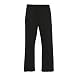 Black Unisex Lightweight Fleece warmup tie cord cotton pants for lounging, sleep, sports. Unisex relaxed fit, available in 3 Youth sizes