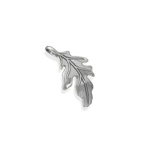 Oak Leaf Slide Pendant Sterling Silver