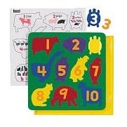 Counting Animals Puzzle by Lauri by