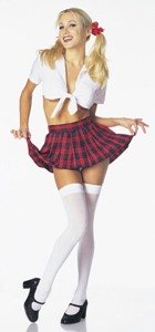 School Girl Sexy Red Small/Medium Costume