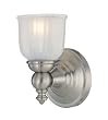 Minka Fordyce Brushed Nickel 1 Light Bath 6531-84