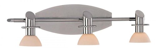 Minka Lavery 5993-84 3 Light Tiburon Bathroom Light, Brushed