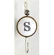 Monogram Large Ceramic Hook - S Monogram Large Ceramic Hook - S