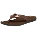 adidas Men's Calo Leather Sandal,Chocolate/Beige/Blk,10 M