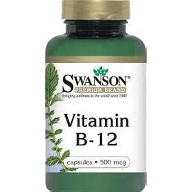 Swanson Vitamin B12 (250 capsules 500mcg)