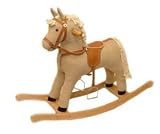 ZEI 1736 Corduroy Cute Rocking Horse