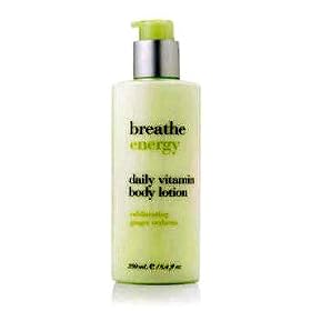 Bath & Body Works Breathe Energy Daily Vitamin Lotion ~ Exhilarating Ginger Verbena ~ 8.4 fl. oz (250 ml)