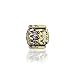 Bling Jewelry Gold Over 925 Sterling Silver Aquarius Zodiac Bead Pandora Bead Compatible