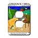 Londons Times Fish Fishing Deep Beneath Cartoons - Shark Begins His Day - Light Switc...