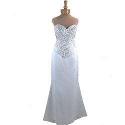 Formal Evening Gown. Strapless 2pc Dress for Prom, Party, Wedding by Sean Collection (260)