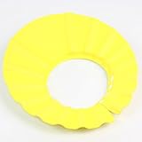 （シーズフビューティー）seasofbeauty赤ちゃん用調節できるシャンプーハット シャワーキャップ子供用イエロー [並行輸入品]