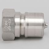 SUS製 バルブ式中圧用プラグカプラー KS-6P-SUS