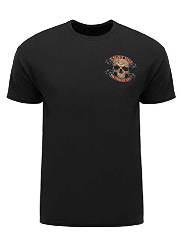 Harley-Davidson Screamin' Eagle T-Shirt, Workin' Skull, Black HARLMT0218 (L)