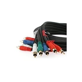 12FT 5-RCA Component Video Audio Coaxial Cable 