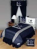 Dallas Cowboys NFL Bedding - Sidelines Comforter and Sheet Set Combo