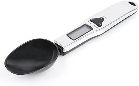 Measuring Spoons High Accuracy Digital Spoon Scale LCD Kitchen Balance Stainless Steel Scoop for Spices, Grains and Liquids