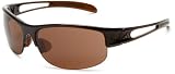 adidas Women's Adilibria Halfrim Sport Sunglasses,Shiny Brown and Chocolate Frame/Lst Contrast Lens,one size