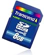 Transcend 8GB SDHC CARD (SD 2.0 SPD Class 6)
