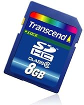 Transcend 8 GB SDHC Class 6 Flash Memory Card TS8GSDHC6
