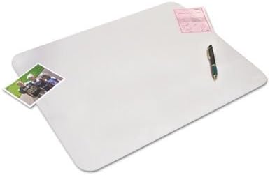 ArtisticKrystalView Desk Pad with Antimicrobial Protection, Matte Finish, 22 x 17, Clear